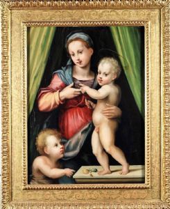 Madonna mit Kind und Johannesknabe VERKAUFT